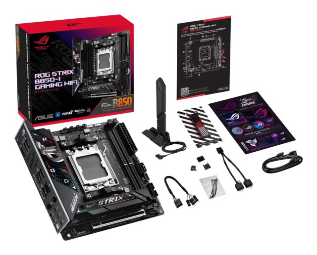 ASUS ROG STRIX B850-I GAMING WIFI AMD B850 Socket AM5 mini ITX - imagine 11