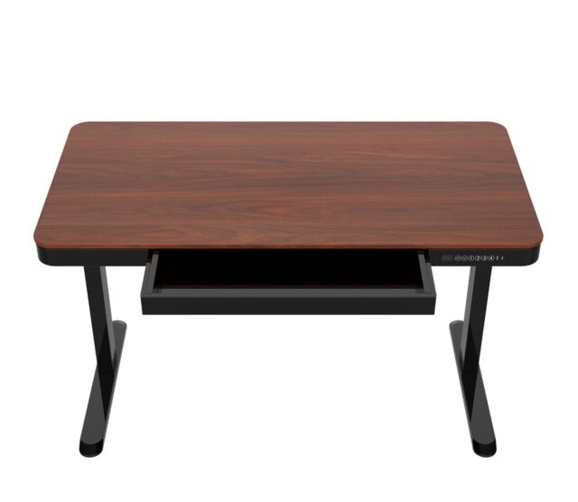 Activejet desk with electric height adjustment 140x70 ET119W-C black/walnut - imagine 15