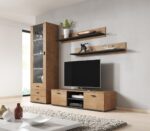 Cama TV stand SOHO 140 lefkas oak/black - imagine 3