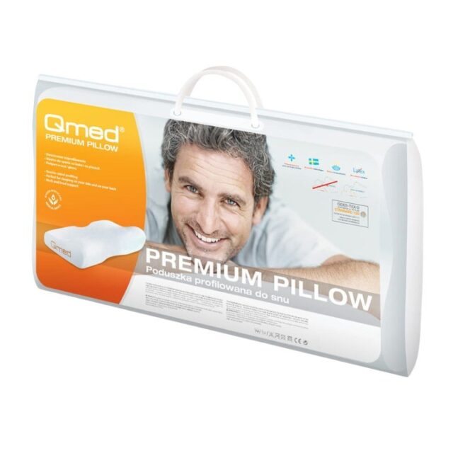 PREMIUM PILLOW Profiled pillow for sleep QMED - imagine 4