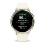 Garmin Venu 4 3.05 cm (1.2 ) AMOLED 41 mm Digital 390 x 390 pixels Touchscreen Gold Wi-Fi GPS (satellite) - imagine 2