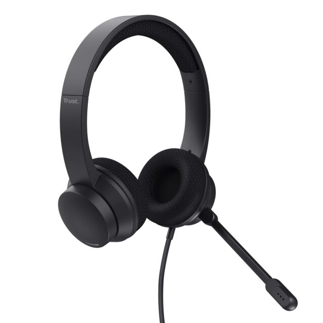 Trust HS-260 Headset Wired Neck-band Office/Call center USB Type-A Black - imagine 7