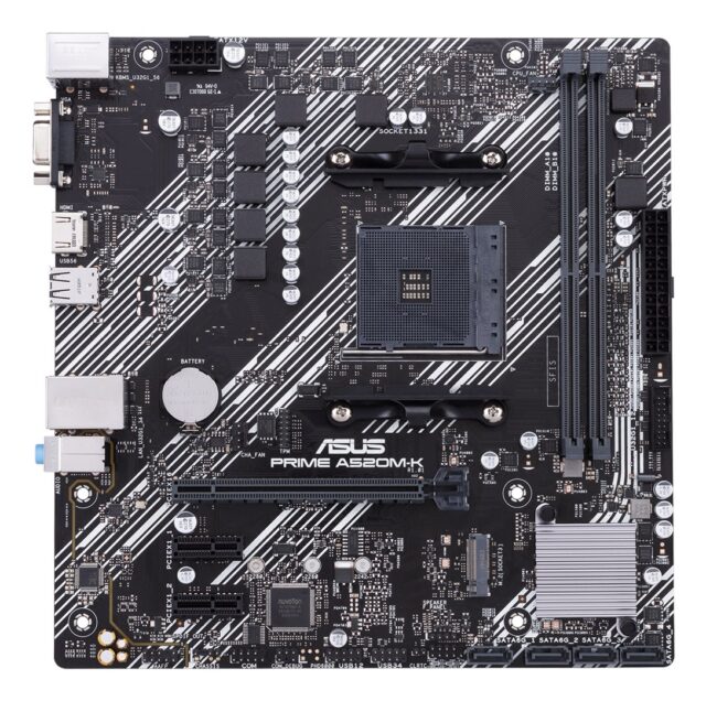 ASUS PRIME A520M-K AMD A520 micro  ATX - imagine 2