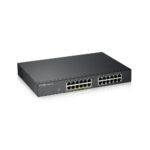 Zyxel GS1900-24EP Managed L2 Gigabit Ethernet (10/100/1000) Power over Ethernet (PoE) Black - imagine 2