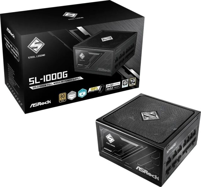 Power supply ASRock STEEL LEGEND 1000W 80 Plus Gold (90-UXS100-GFEAAA) - imagine 5