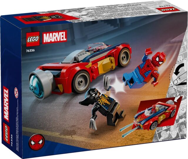LEGO MARVEL 76336 Spider-Man Car vs. Venomized Wolverine - imagine 2