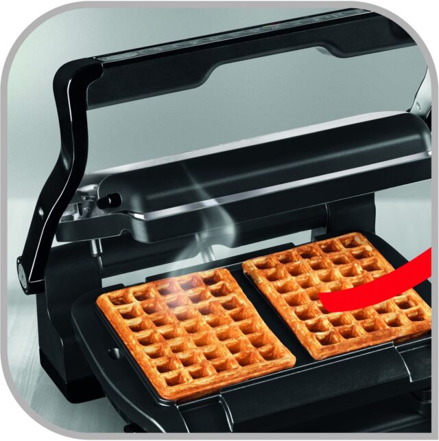 Tefal XA7248 Aluminium Waffle plate - imagine 3