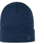 gorro BUFF MERINO HEAVYWEIGHT BEANIE SOLID NIGHT BLUE