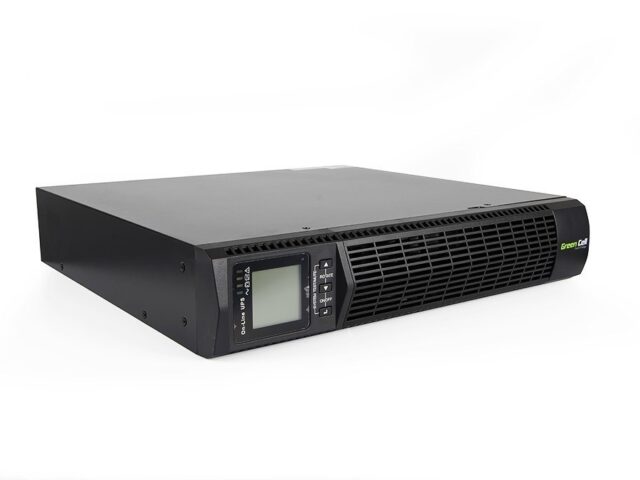 Green Cell UPS13 rack UPS RTII 1000VA 900W with LCD Display - imagine 2