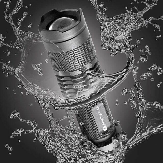 LED handheld flashlight everActive FL-180  Bullet  with CREE XP-E2 LED - imagine 7