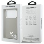 Case Karl Lagerfeld Karl Head Logo       MagSafe for iPhone 17 Pro Max grey - imagine 8