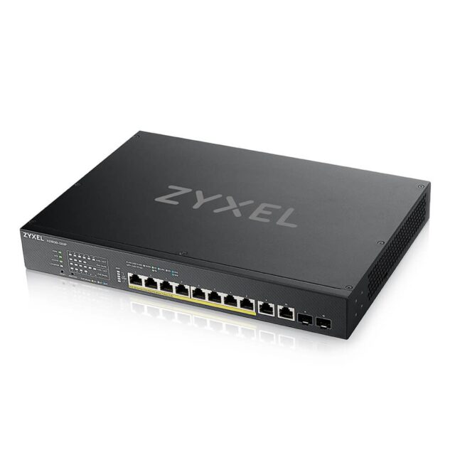 Zyxel XS1930-12HP-ZZ0101F network switch Managed L3 10G Ethernet (100/1000/10000) Power over Ethernet (PoE) Black - imagine 4