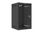Lanberg wall-mount cabinet 10  9U (280x310  black)
