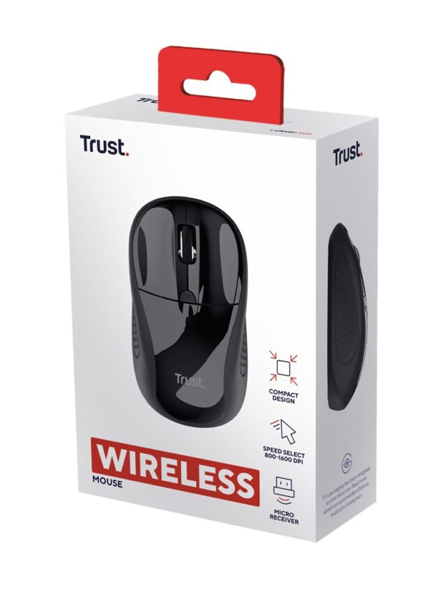 Trust 24658 mouse Office Ambidextrous RF Wireless Optical 1600 DPI - imagine 5