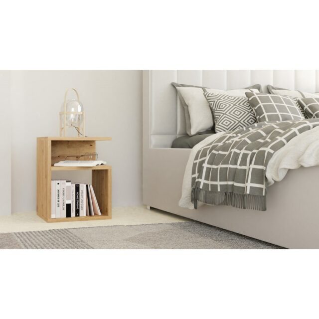 TINI nightstand 30x30x40  artisan oak - imagine 4