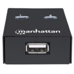 Manhattan USB-A Automatic Sharing Switch  2x USB-B Ports  480 Mbps (USB 2.0)  Dual Control (Auto-Sensing or Manual)  Bus Powered  Hi-Speed USB  inc 1x 1.5m USB-A to USB-B cable  Black  Three Year Warranty - imagine 4
