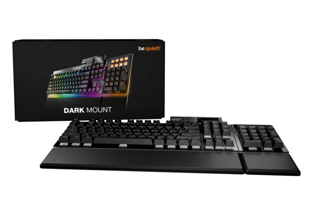 be quiet! Dark Mount Silent Tactile US ANSI keyboard Gaming USB QWERTY US English Black - imagine 8