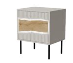 Cama Bedside cabinet  2 pcs. INSERTO 50x40x61.5 cashmere + LED