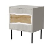 Cama Bedside cabinet  2 pcs. INSERTO 50x40x61.5 cashmere + LED