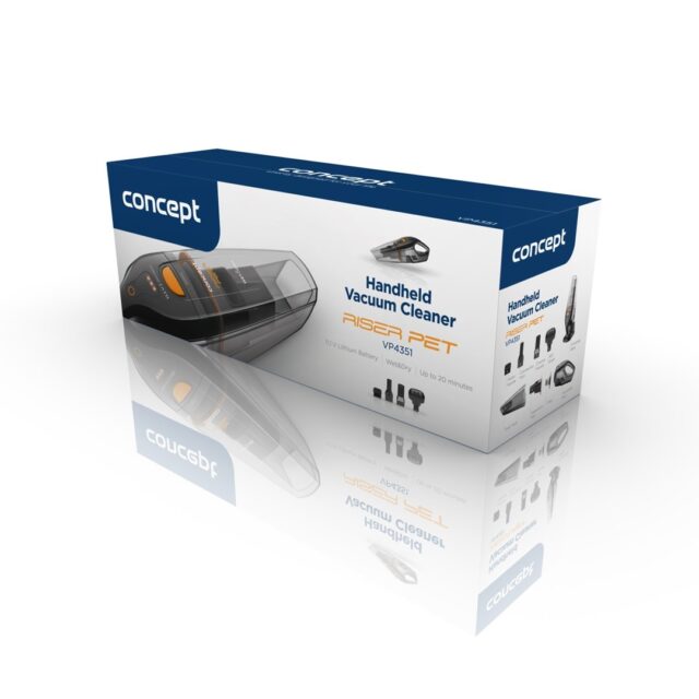 Concept VP4351 handheld vacuum Black Bagless - imagine 7