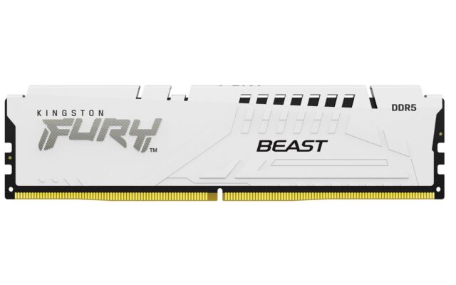 Kingston Technology FURY Beast 16GB 5600MT/s DDR5 CL40 DIMM White XMP - imagine 2
