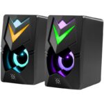 PC Speakers 2.0 DEFENDER J4 2.0 6W LED USB black - imagine 8