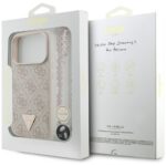 Case Guess 4G Strap Triangle Logo        MagSafe for iPhone 17 Pro pink - imagine 8