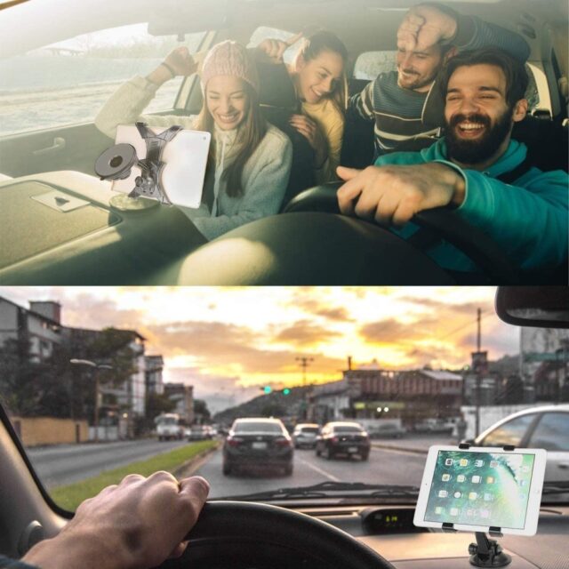 Techly Universal Car Sucker Stand for Tablet 7-10.1  I-TABLET-VENT - imagine 6