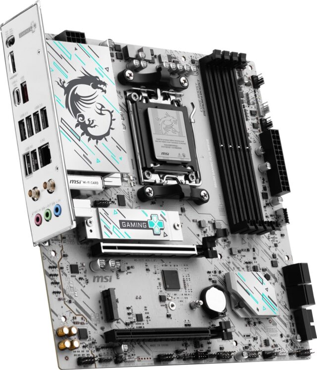 MSI B840M GAMING PLUS WIFI6E motherboard AMD B840 Socket AM5 micro ATX - imagine 4