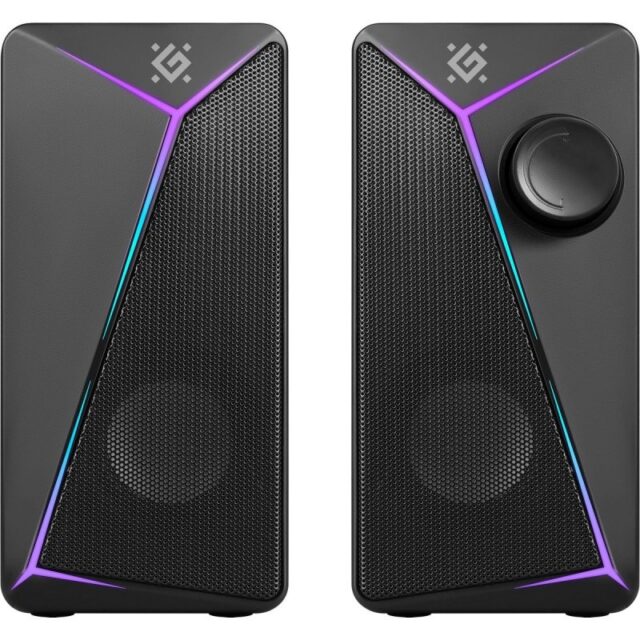 PC Speakers 2.0 DEFENDER J5 2.0 6W LED USB black - imagine 6