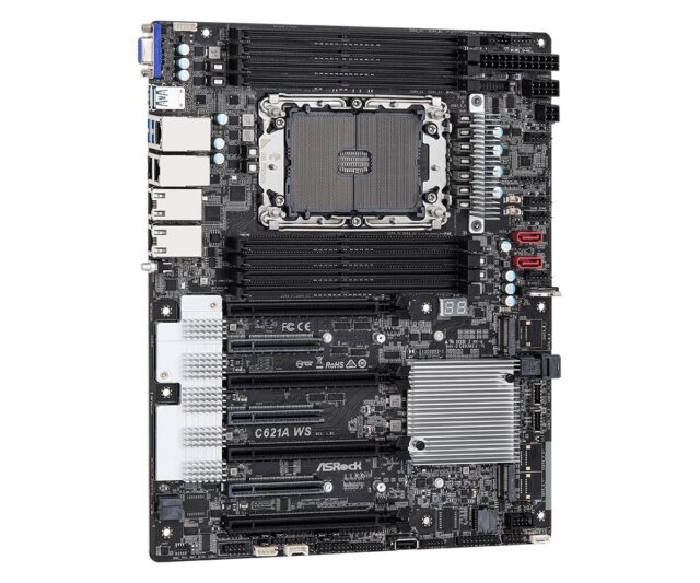 Asrock C621A WS Intel C621A LGA 4189 ATX - imagine 3