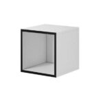 Cama open cabinet ROCO RO6 37/37/39 white/black