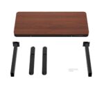 Activejet desk with electric height adjustment 140x70 ET119W-C black/walnut - imagine 11