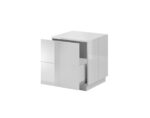 Cama bedside table REJA white gloss/white gloss - imagine 3