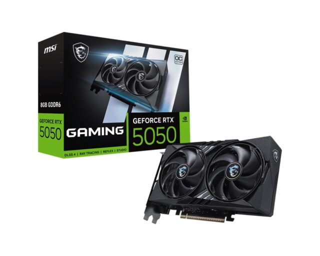 MSI GeForce RTX 5050 8G GAMING OC NVIDIA 8 GB GDDR6 - imagine 2