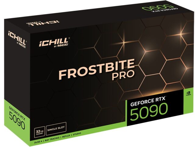 INNO3D iChill GeForce RTX 5090 Frostbite Pro NVIDIA 32 GB GDDR7 - imagine 2