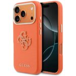 Case Guess FW Resin Logo for iPhone 17    Pro Max orange