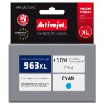 Activejet AH-963CRX Ink (replacement for HP 963XL 3JA27AE; Premium; 1760 pages; 25 ml  cyan)