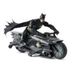 DC Comics   Batman Stealth Remote Control Batcycle with 12  Batman Action Figure  Super Hero Kids Toys for Boys and Girls Ages 4 & Up - imagine 2