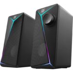 PC Speakers 2.0 DEFENDER J5 2.0 6W LED USB black - imagine 4