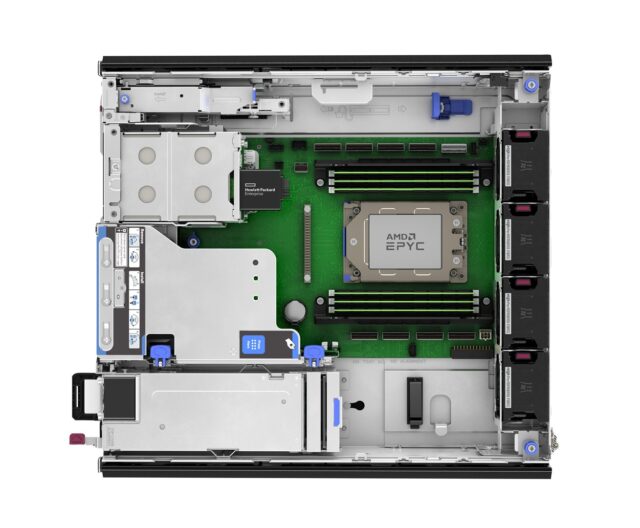 HPE ProLiant DL145 Gen11 8024P 2.4GHz 8c 1P 1x32GB-R 2SFF NS204i-u NC BCM5719 2x1000W PS EMEA Server - imagine 2