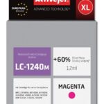 Activejet AB-1240MNX Ink (replacement for Brother LC1240M/1220M; Supreme; 12 ml; magenta)
