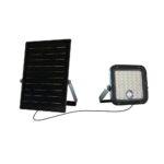 V-TAC 10W LED Solar Floodlight LiFePo Battery 3.7V Black CCT 4000K+6000K - imagine 2
