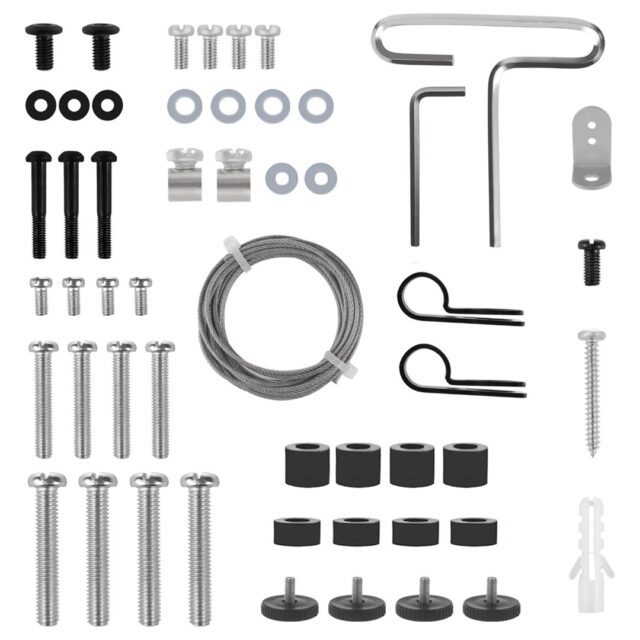 Maclean TV floor stand bracket  32-70   max. VESA 400x400  max. 40kg  MC-494 - imagine 4