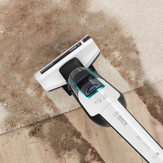 Bosch Serie 6 BCH86HYG1 stick vacuum/electric broom Battery Dry Bagless 0.9 L Black  White - imagine 3