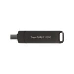 Flashdrive PATRIOT Rage R550 128GB 100 MB/S USB A+C Swivel Design (PE128GR550DSAD) Black - imagine 3