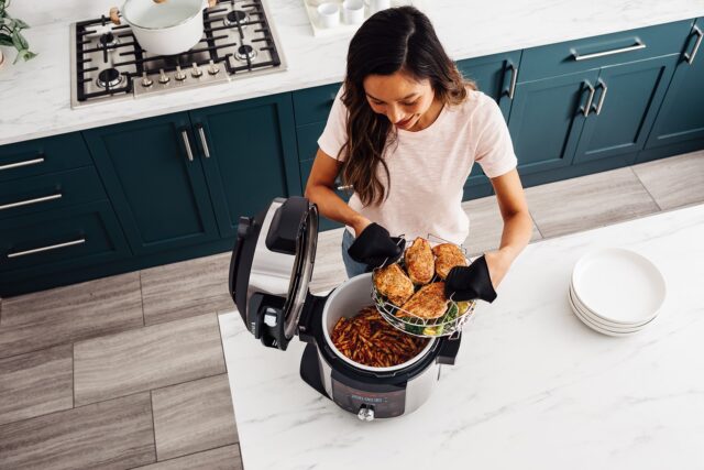 Ninja OL750EU multi cooker 7.5 L 1760 W Black  Stainless steel - imagine 5