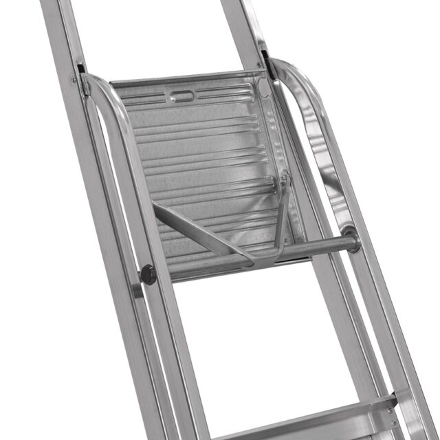 Krause Solidy Folding ladder silver - imagine 5