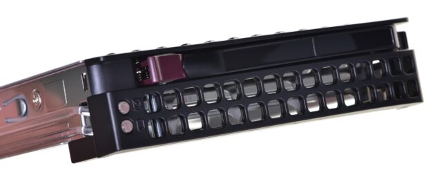 Supermicro MCP-220-00043-0N drive bay panel 8.89 cm (3.5 ) Bezel panel Silver - imagine 2