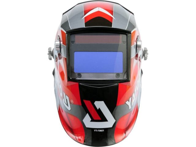 Yato YT-73921 welding mask/helmet Welding helmet with auto-darkening filter Black  Red  Silver - imagine 4